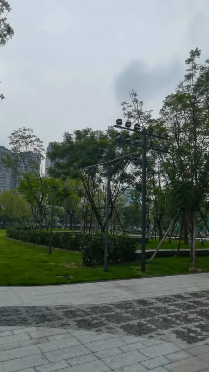 家旁边的街心花园