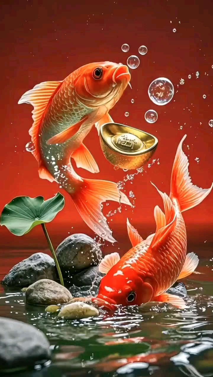 富贵锦鲤见者发财