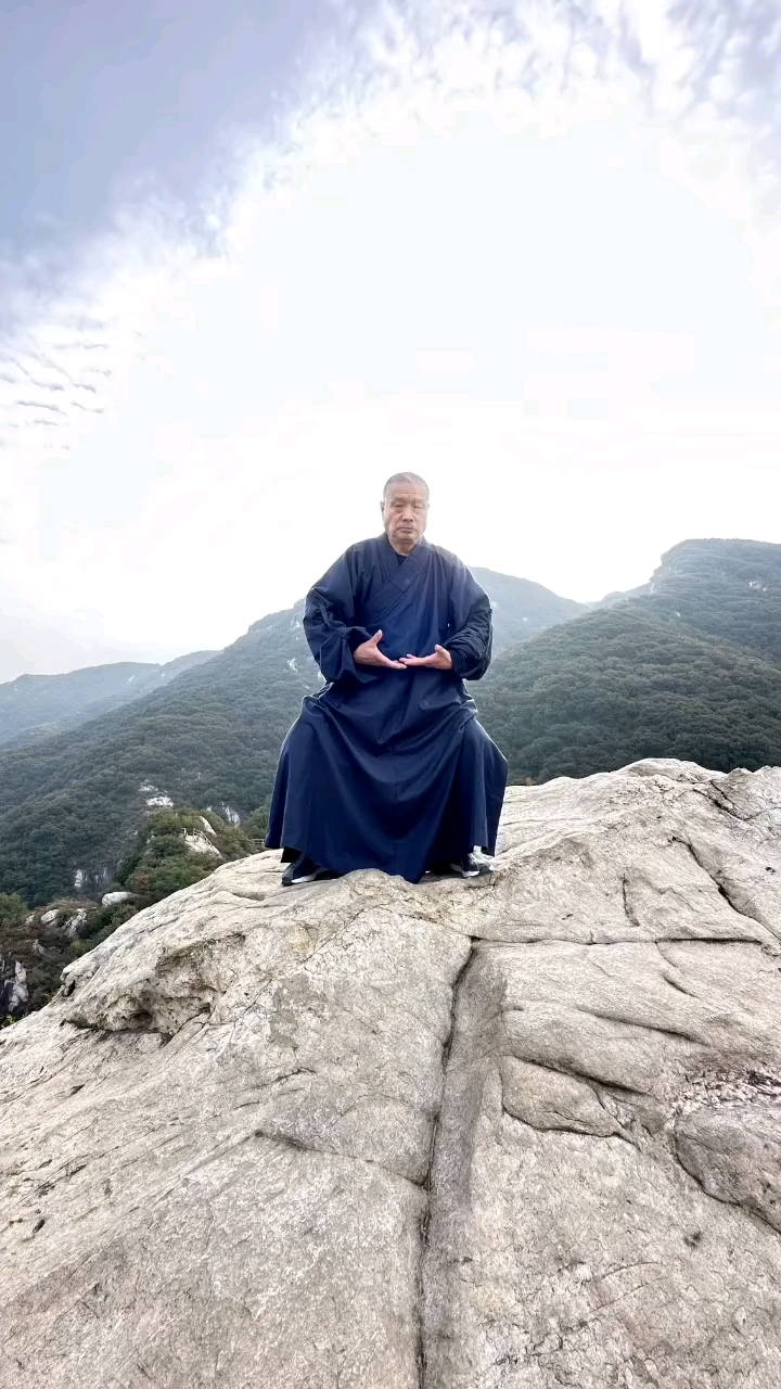 嵩山少林寺释恒福禅武师演练
