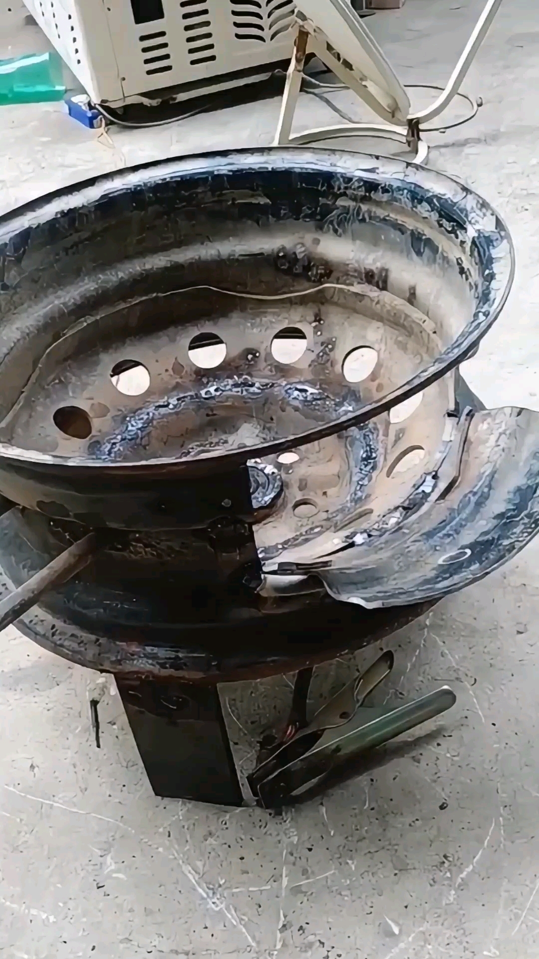 车轮能制作省柴灶,这也是万万没想到啊