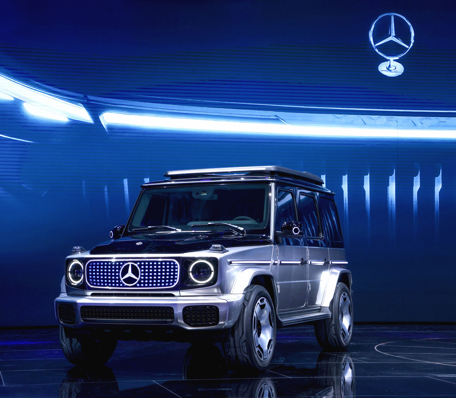 梅赛德斯奔驰 eqg 概念车 纯电大 g 有意思 #纯电大g有意思# #2023