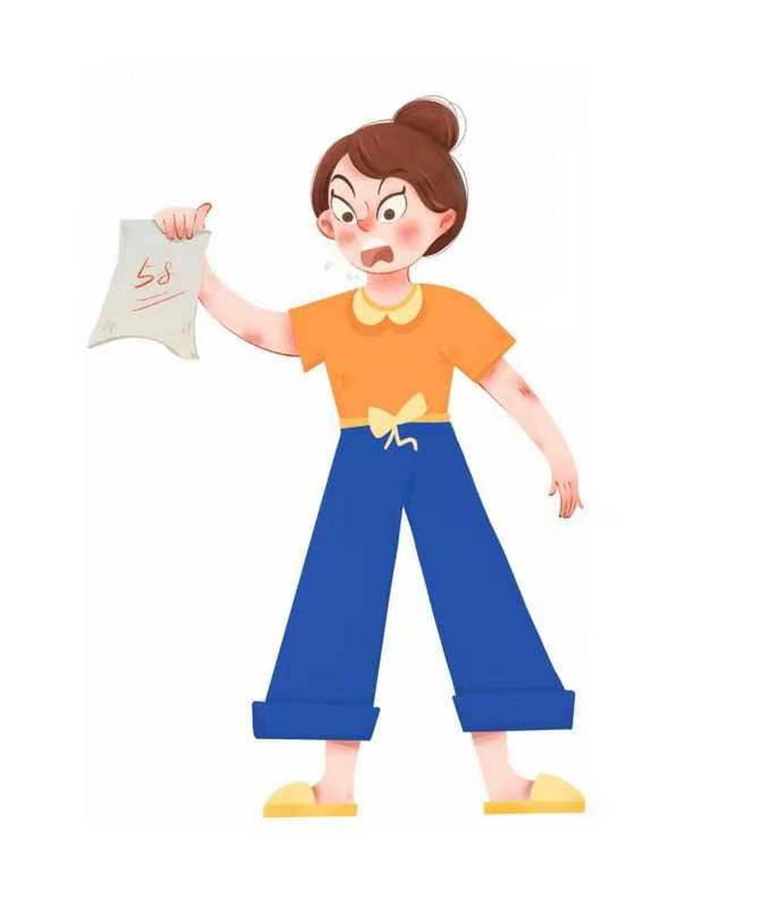 《孩子考试不及格,这位家长的做法值得学习》 一个3年级的孩子拿着