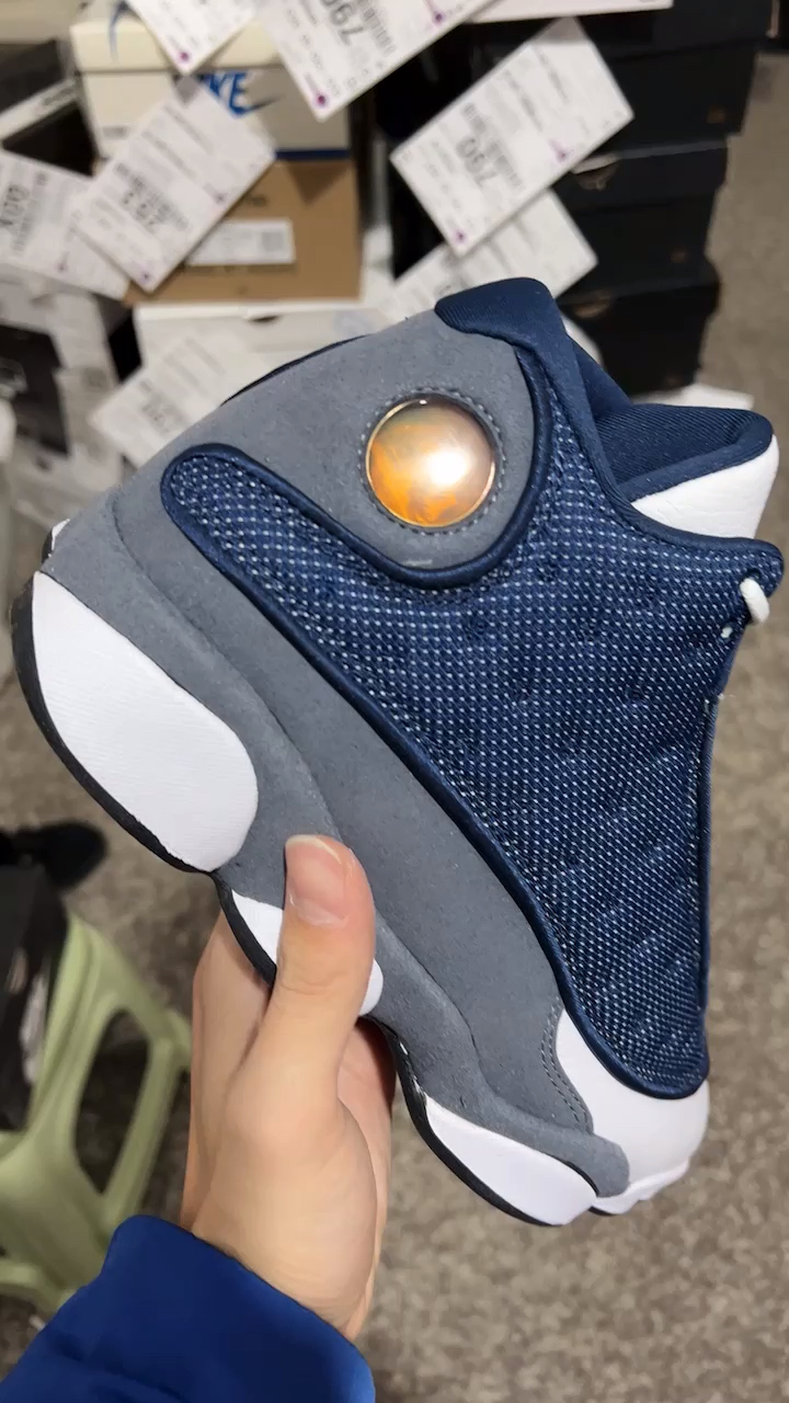 aj13海军蓝细节鉴赏