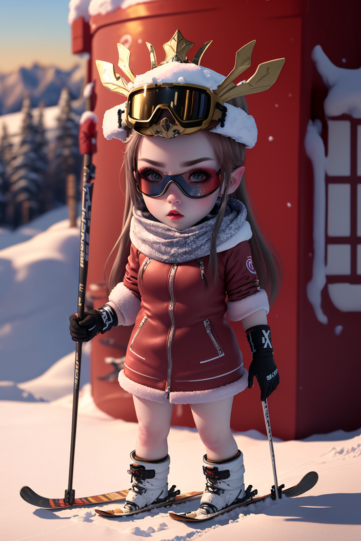 超可爱的q版美杜莎女王美图