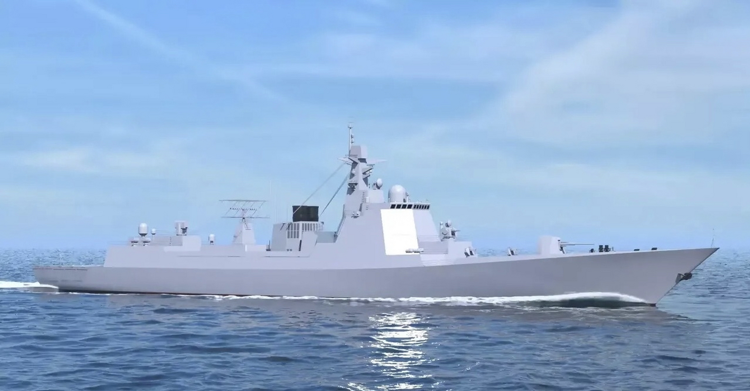 2022年珠海航展052d以鲸鲨6000展示后,担负亚丁湾护航任务的052d级
