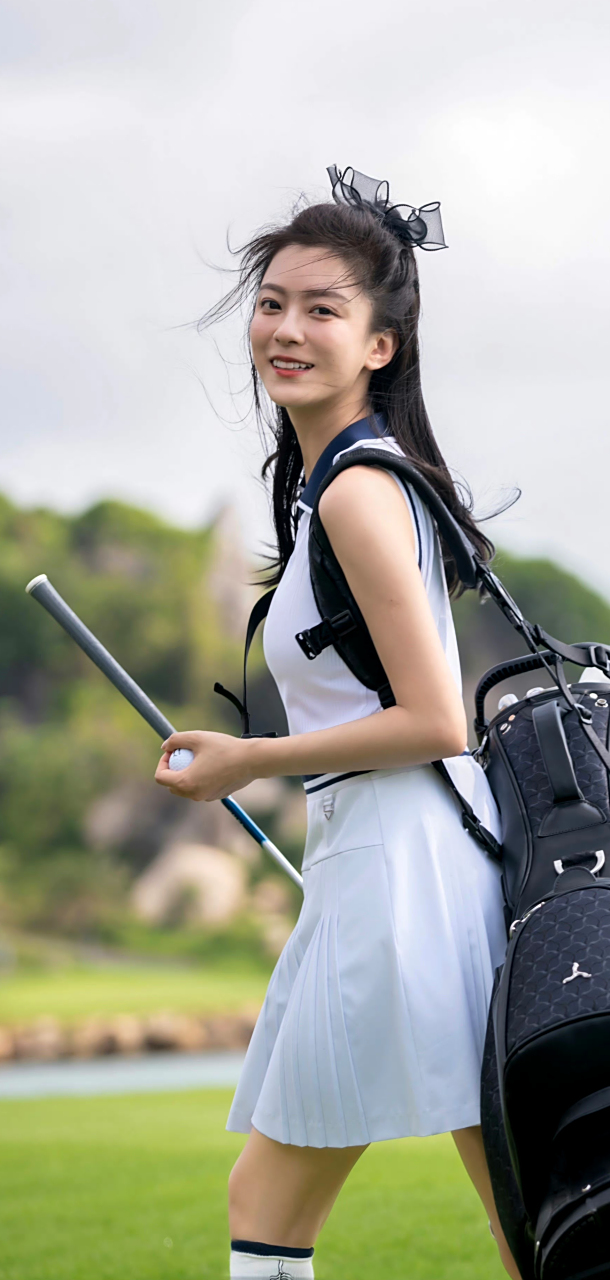 高尔夫女神陈梦儿