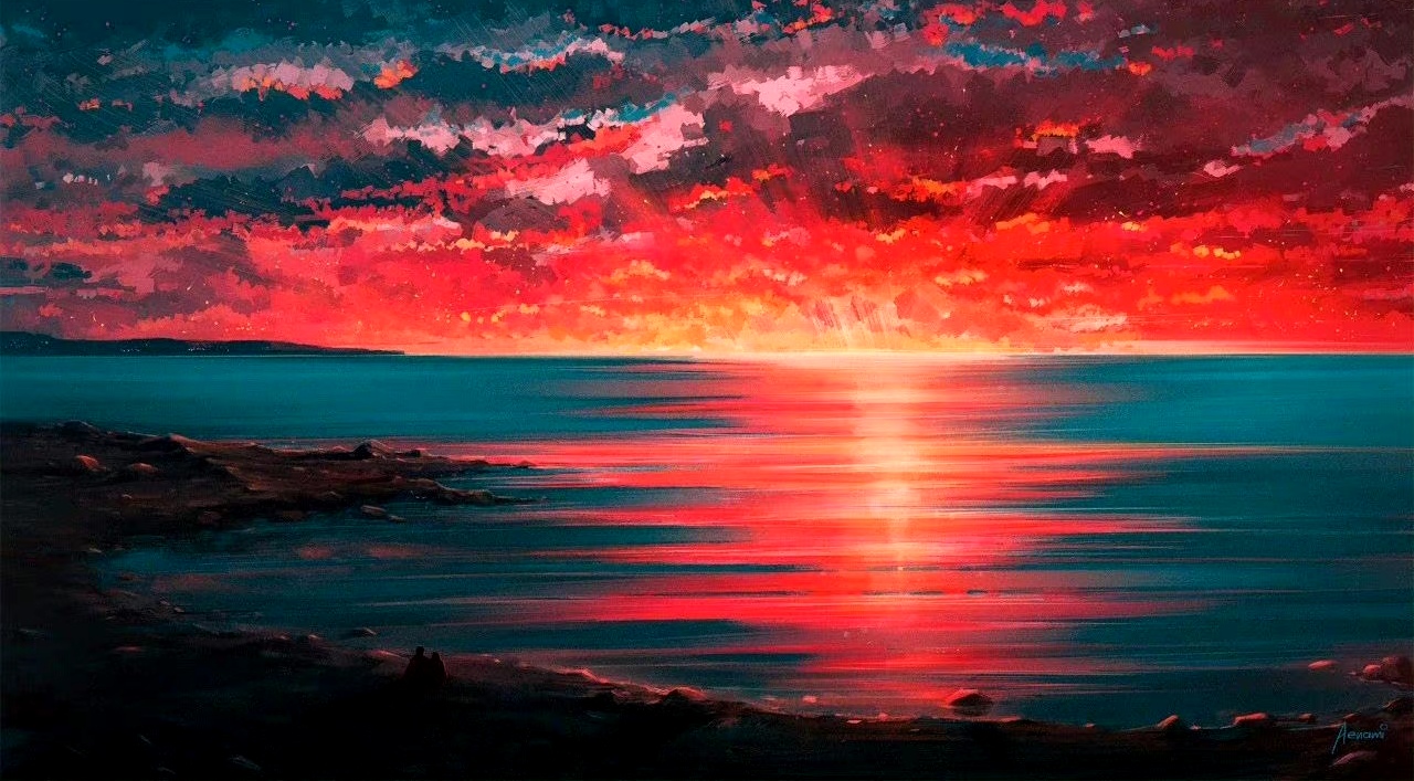 alena aenami黄昏风景插画欣赏