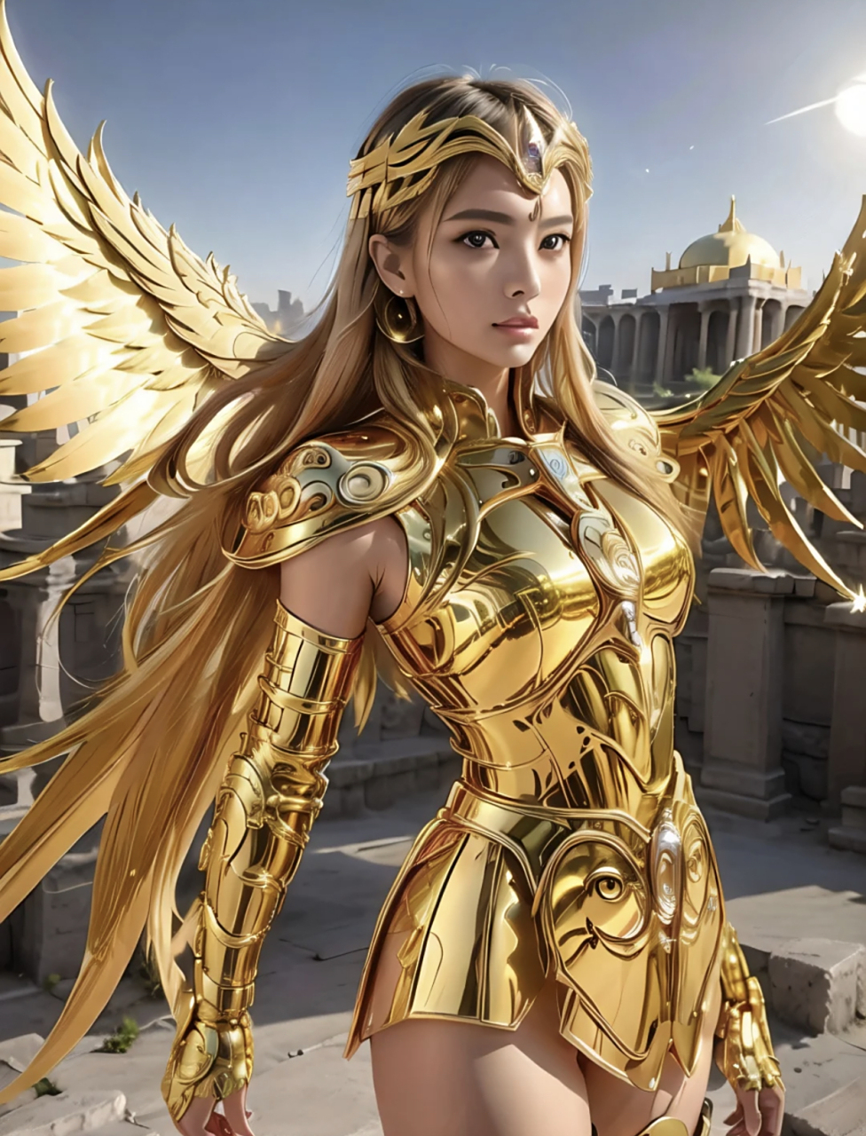 射手座黄金圣斗士女版#动漫