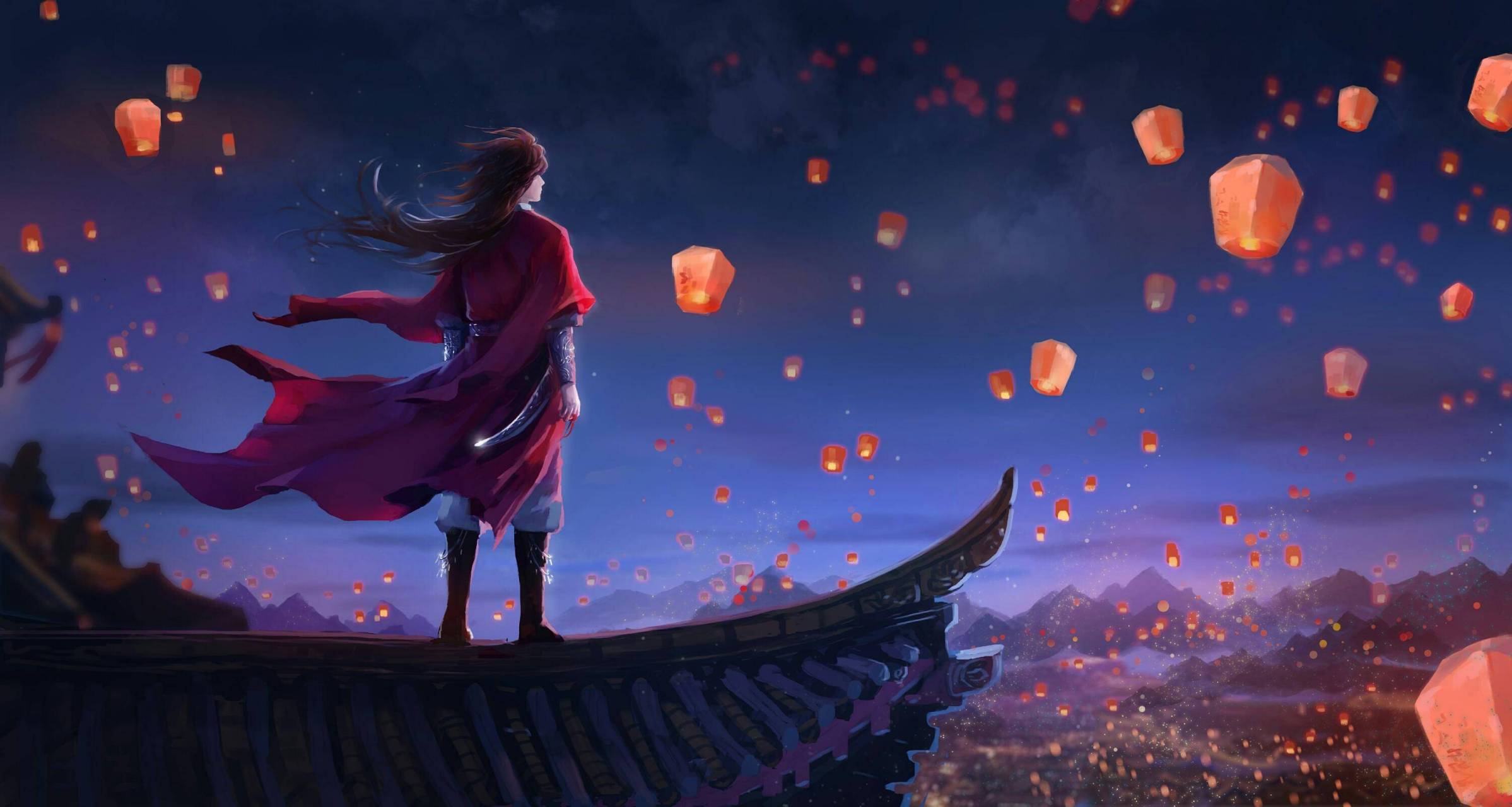 "为你明灯三千,为你花开满城."#天官赐福第二季