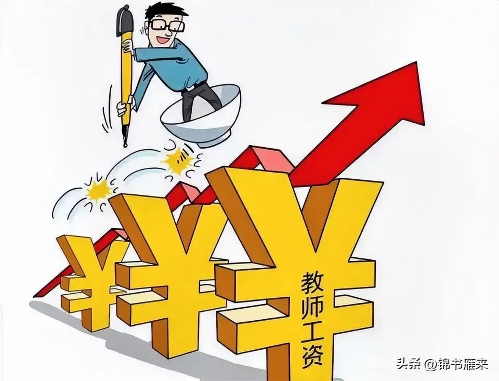 我姑是退休老師,她的工資漲幅記錄 1983年:30元(代課教師) 1990年:120