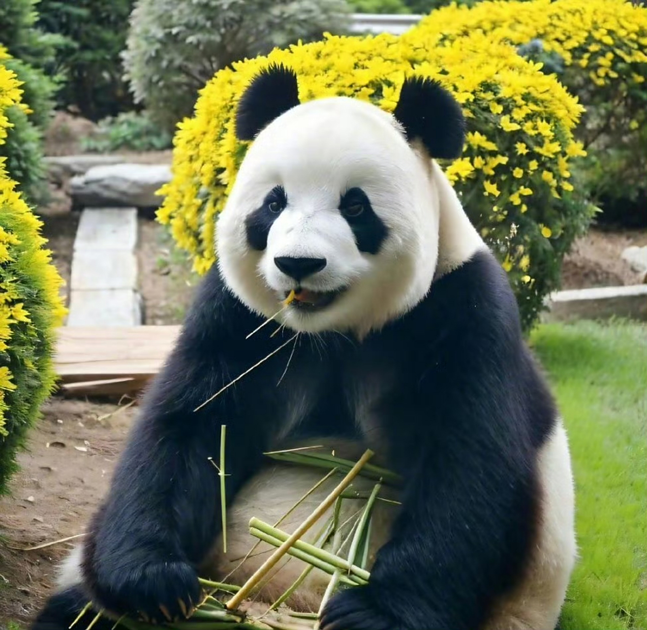 大熊猫飞云(萌妹)[打call]