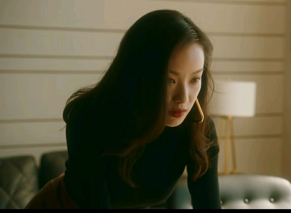 岁月流金倪妮黑色针织衫必须拥有!买