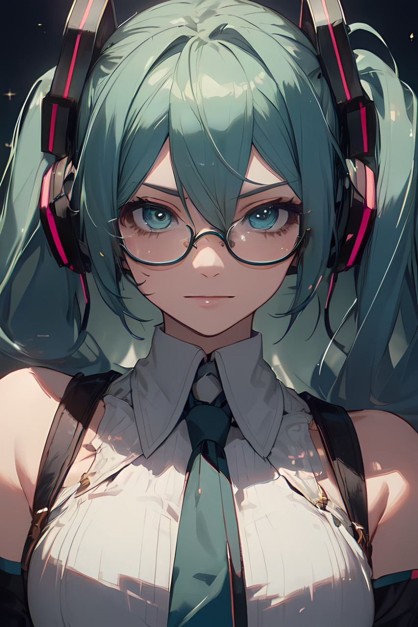 戴眼镜的可爱女孩子 #二次元美图