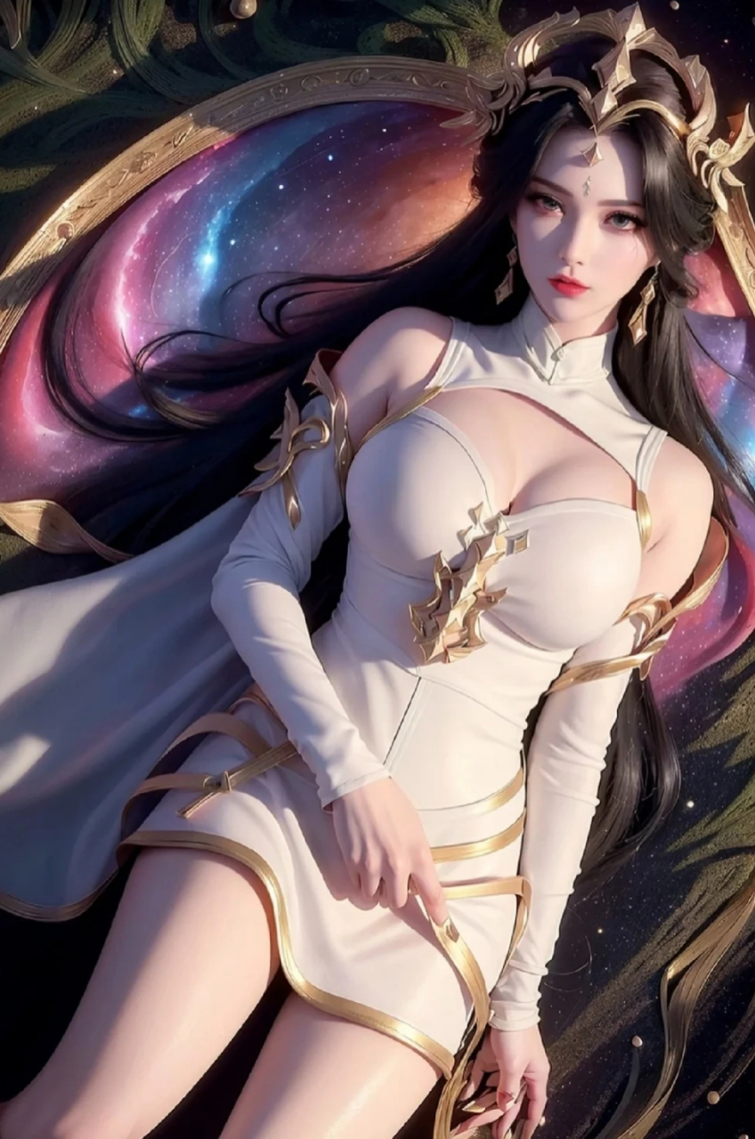 美图分享#柳神~素雅白裙