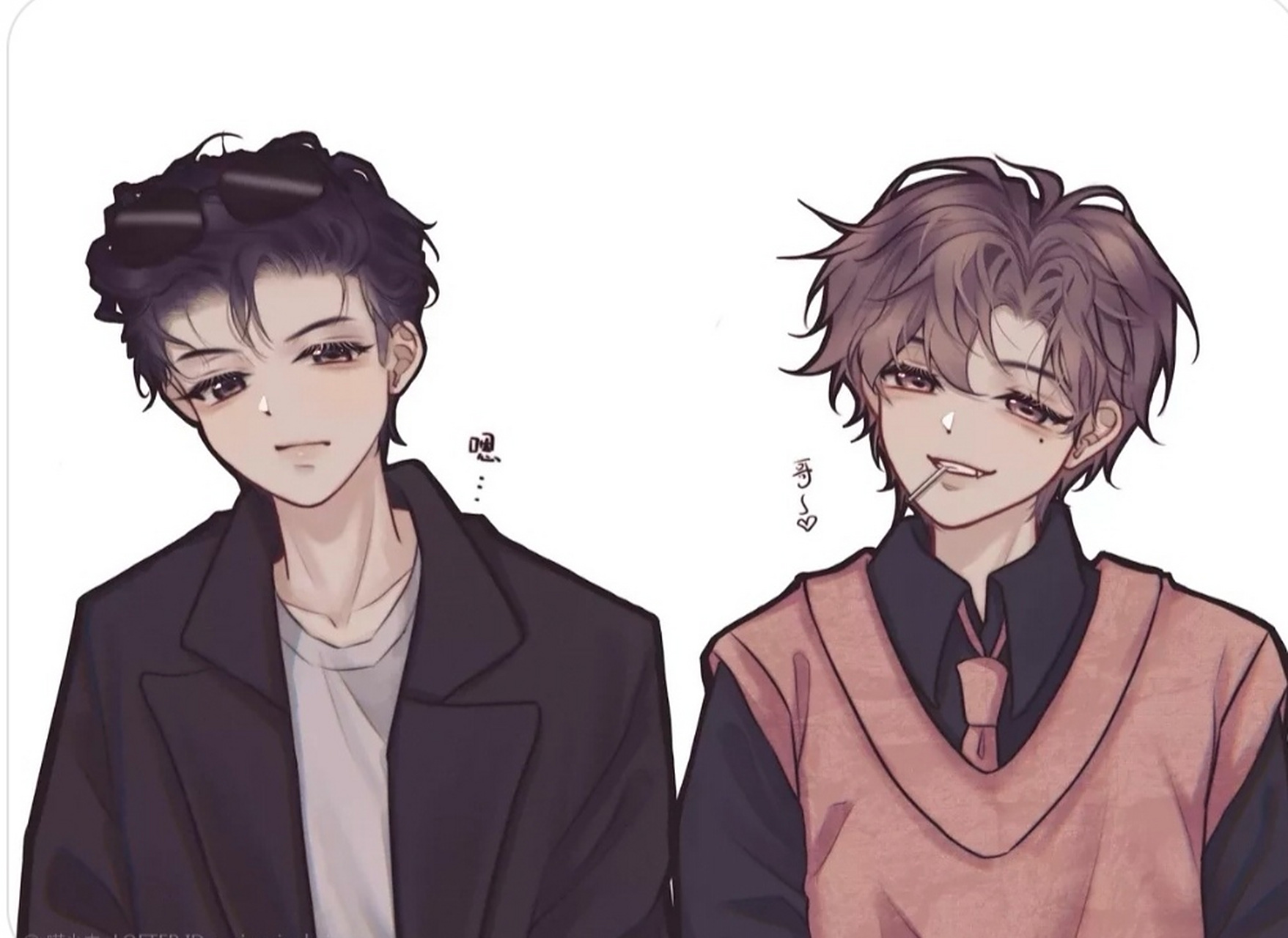 这就是兄弟界的参差吗[泪奔][泪奔]  白新羽:俞99,你快点给我哥道歉