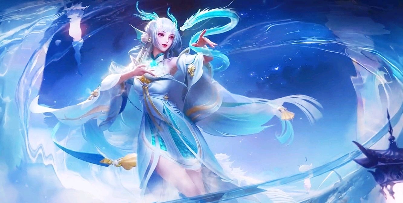 西施游龙清影局内效果首曝,召唤青龙巨帅,性价比最高fmvp传说!
