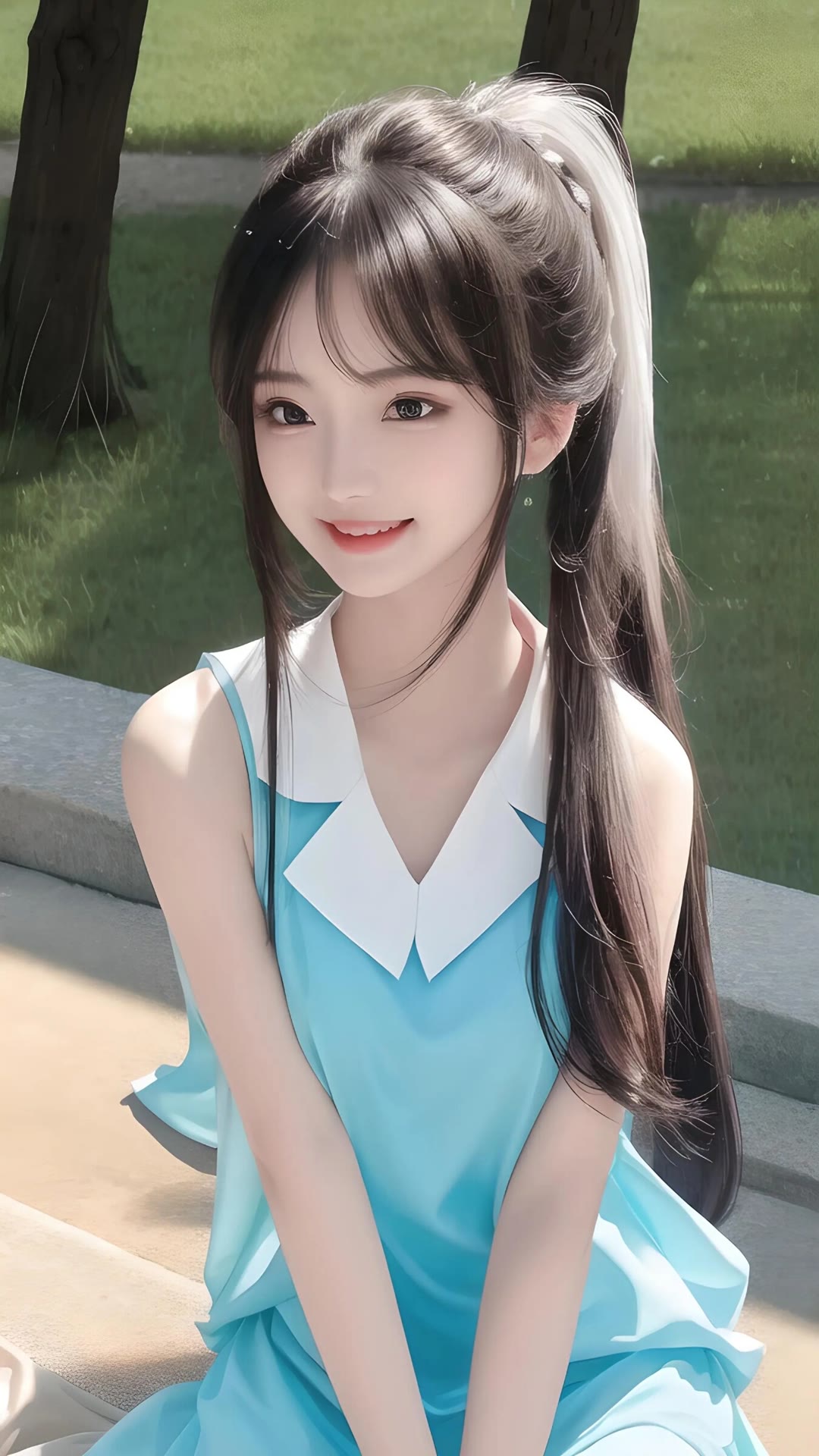 「美女写真」二次元ai美少女清纯甜美可爱写真!