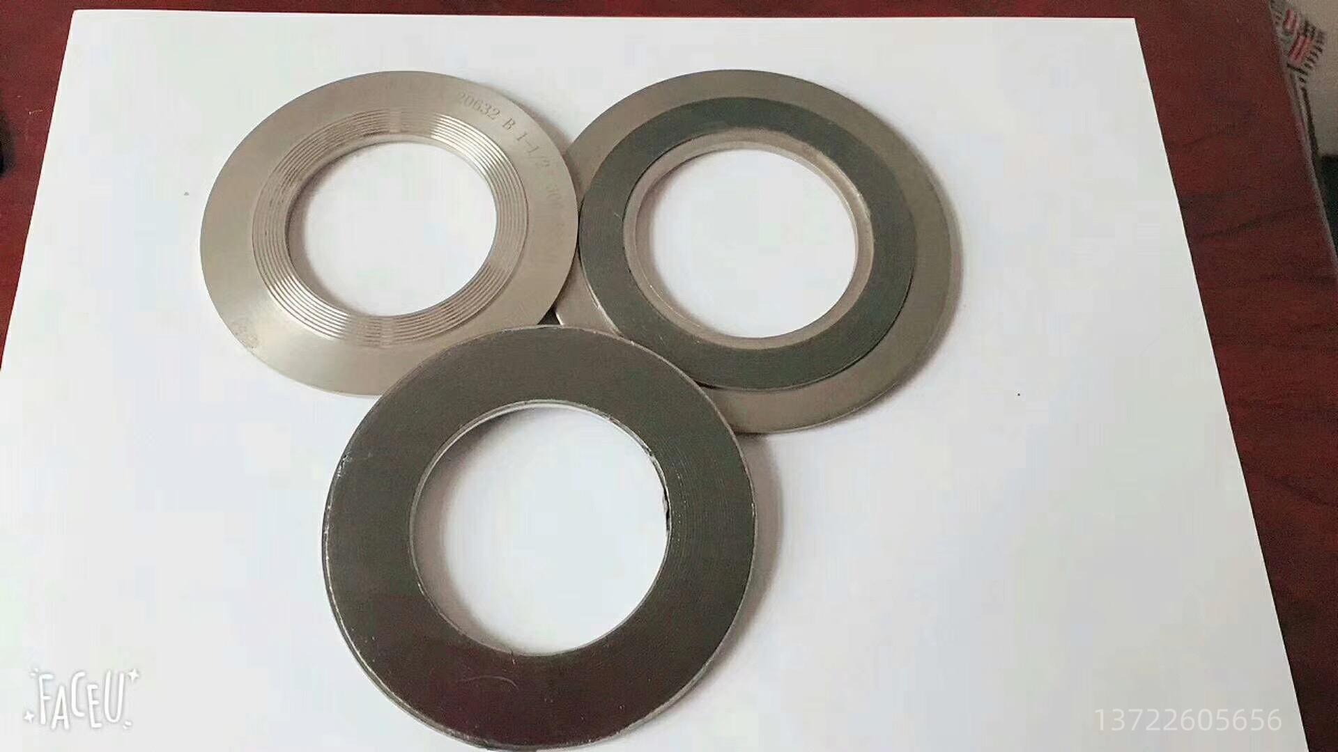 金属垫片石墨缠绕法兰阀门高温高压不锈钢密封垫圈