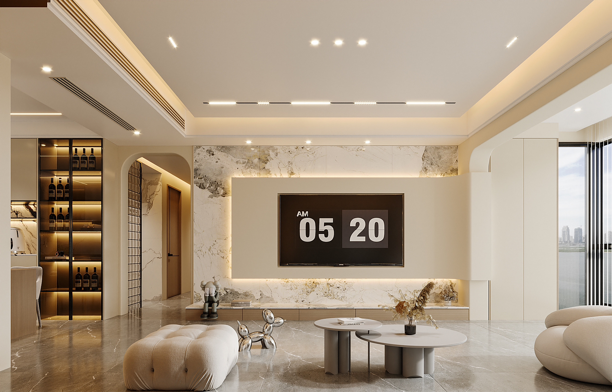 业之峰装饰,奶油风装修效果图表现#且踏青且装修