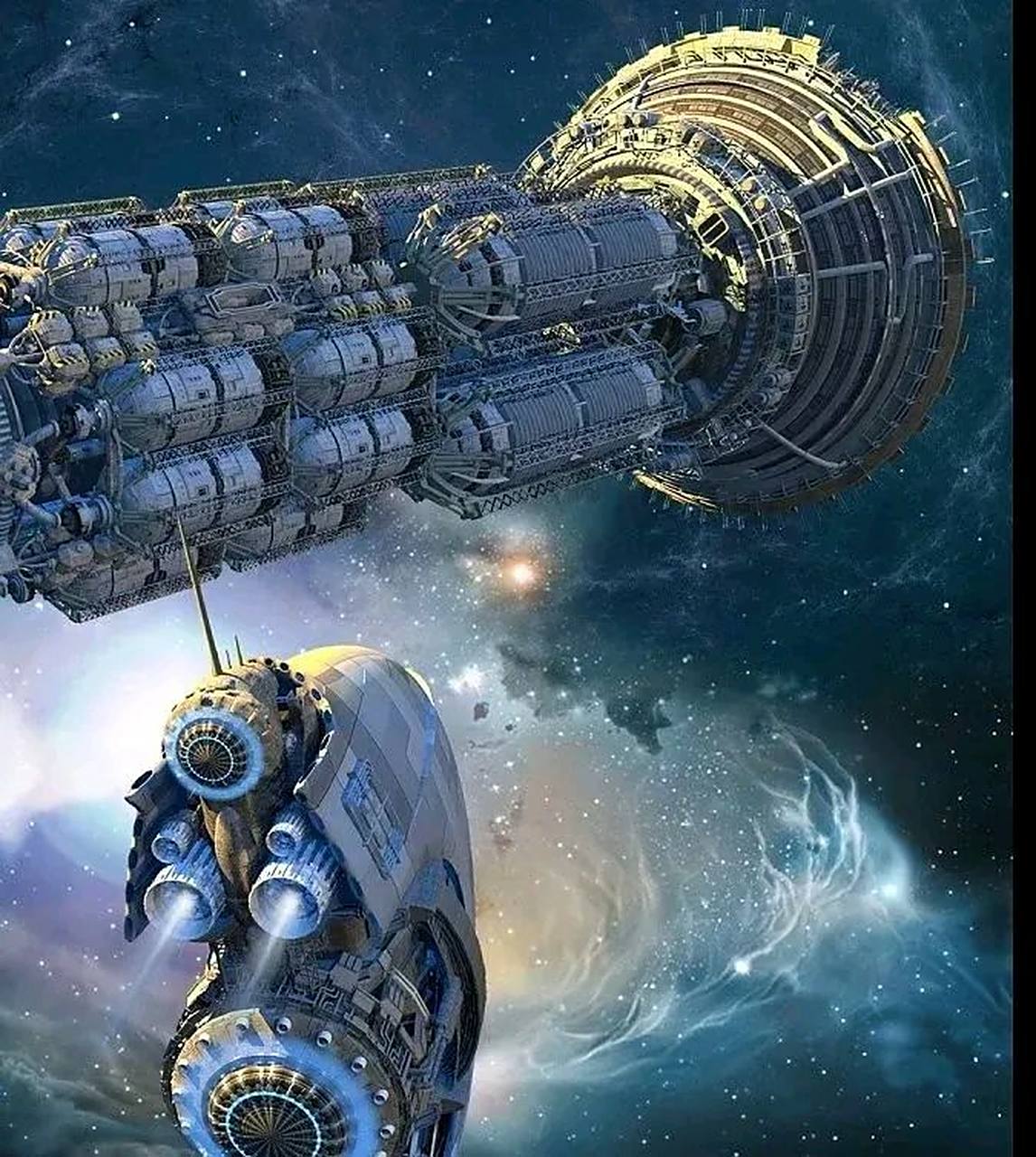 动漫游戏中的星舰与飞船,总有一天我们会翱翔于星海.