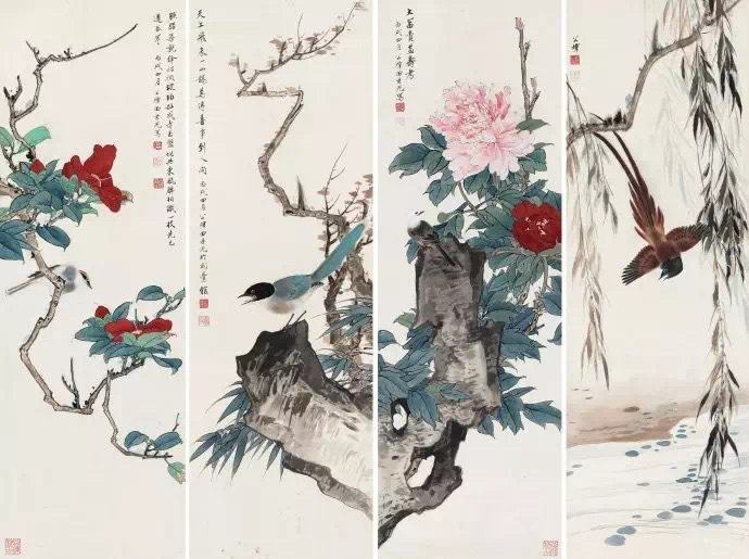 「艺惠藏」国画大师田世光20幅精美花鸟画作品集系列五