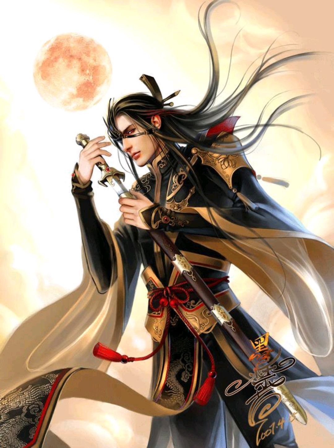 黑色禁药美图头像壁纸