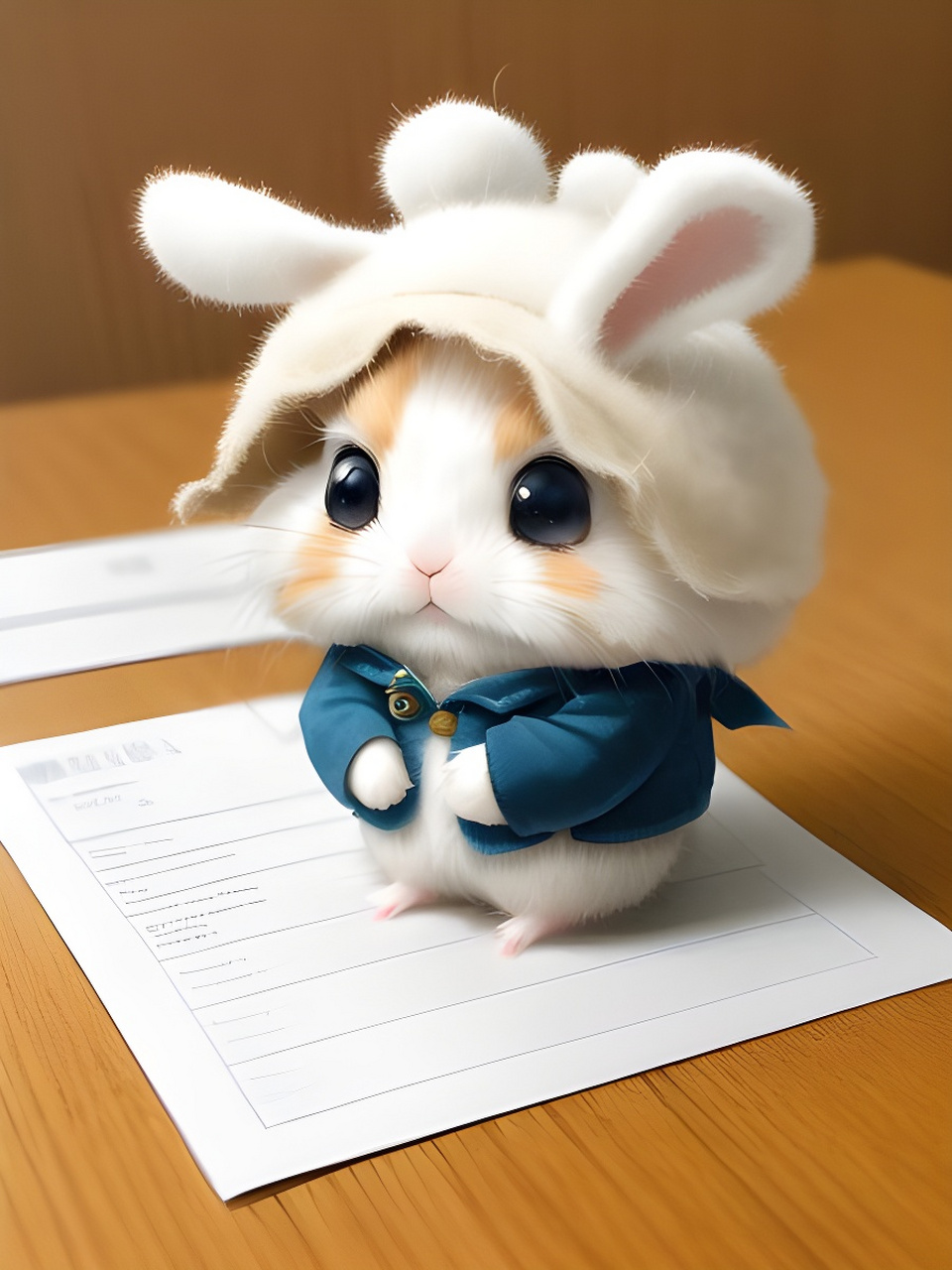 软萌的小兔子谁不爱呢,兔兔壁纸[比心] #二次元美图#  #兔年可爱壁纸