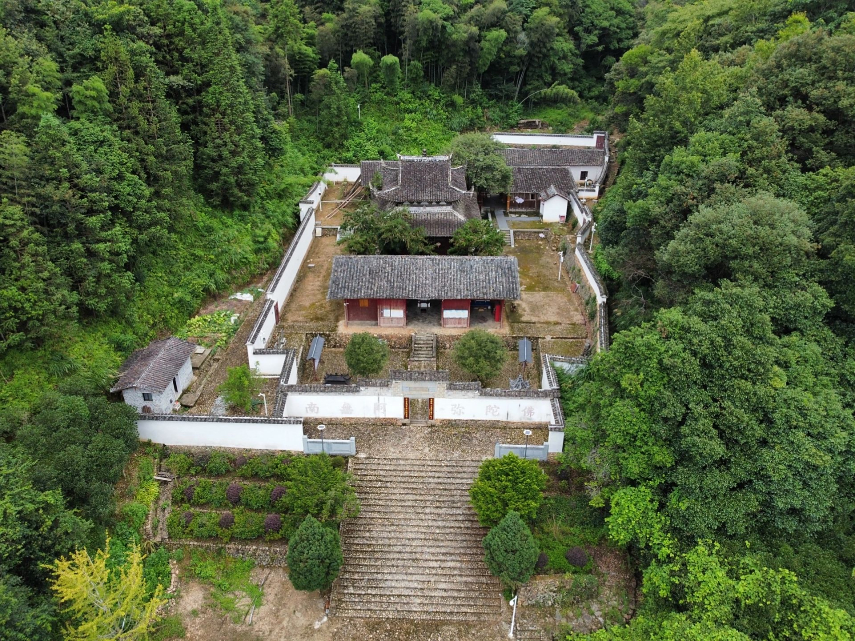 深山藏古寺,位于福建南平市浦城县的云峰寺