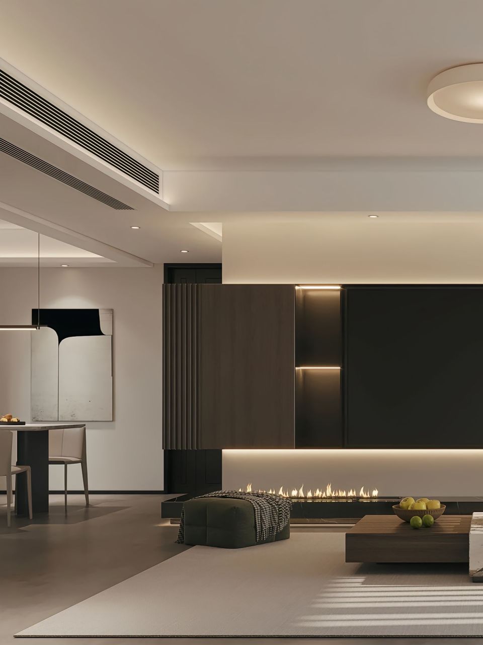 意式极简大平层,装修越简单越高级,看多少遍都不会腻!