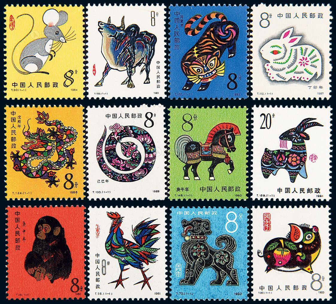 1992年至2003年第二轮生肖邮票整版价格一览