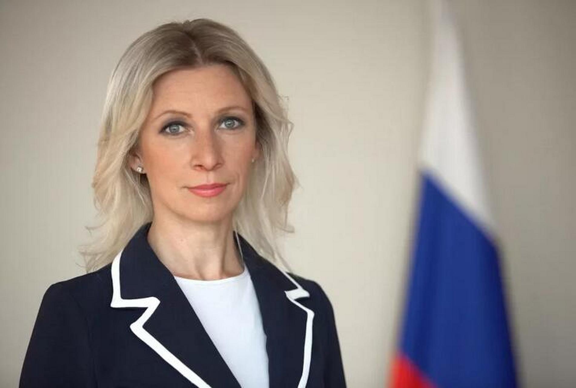 扎哈罗娃喊话北约秘书长:该闭嘴了  刚刚,俄罗斯外交