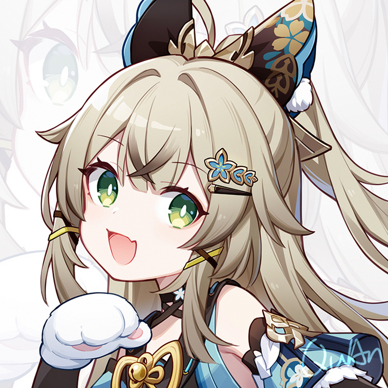 绮良良  画师:quan_ #原神# #绮良良# #同人