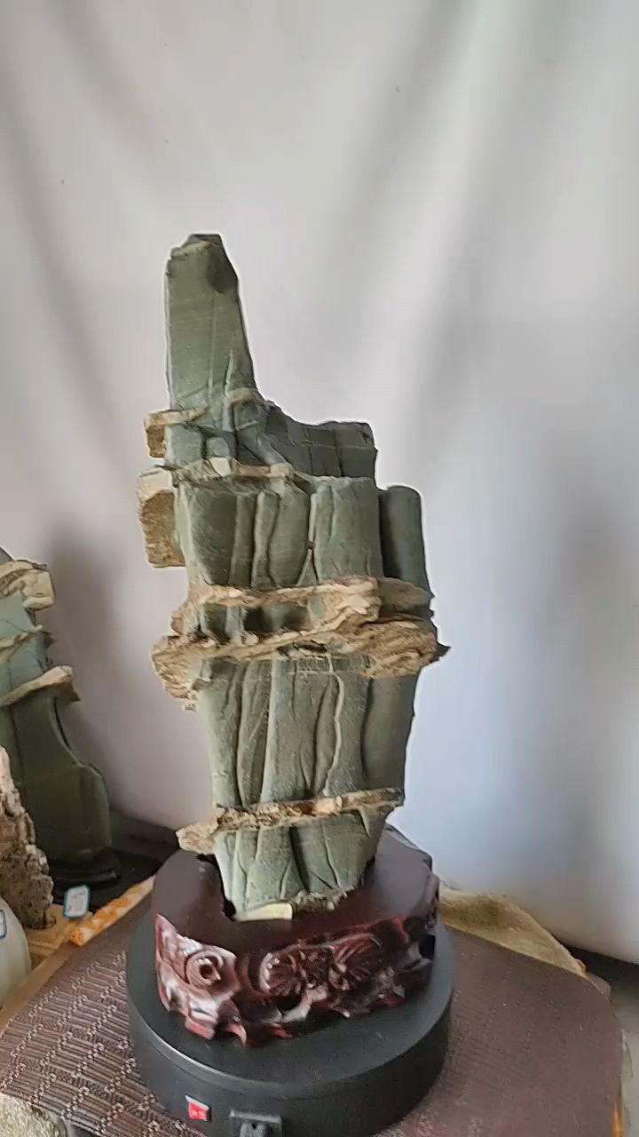 大美长白山神奇松花石一塔石步步高