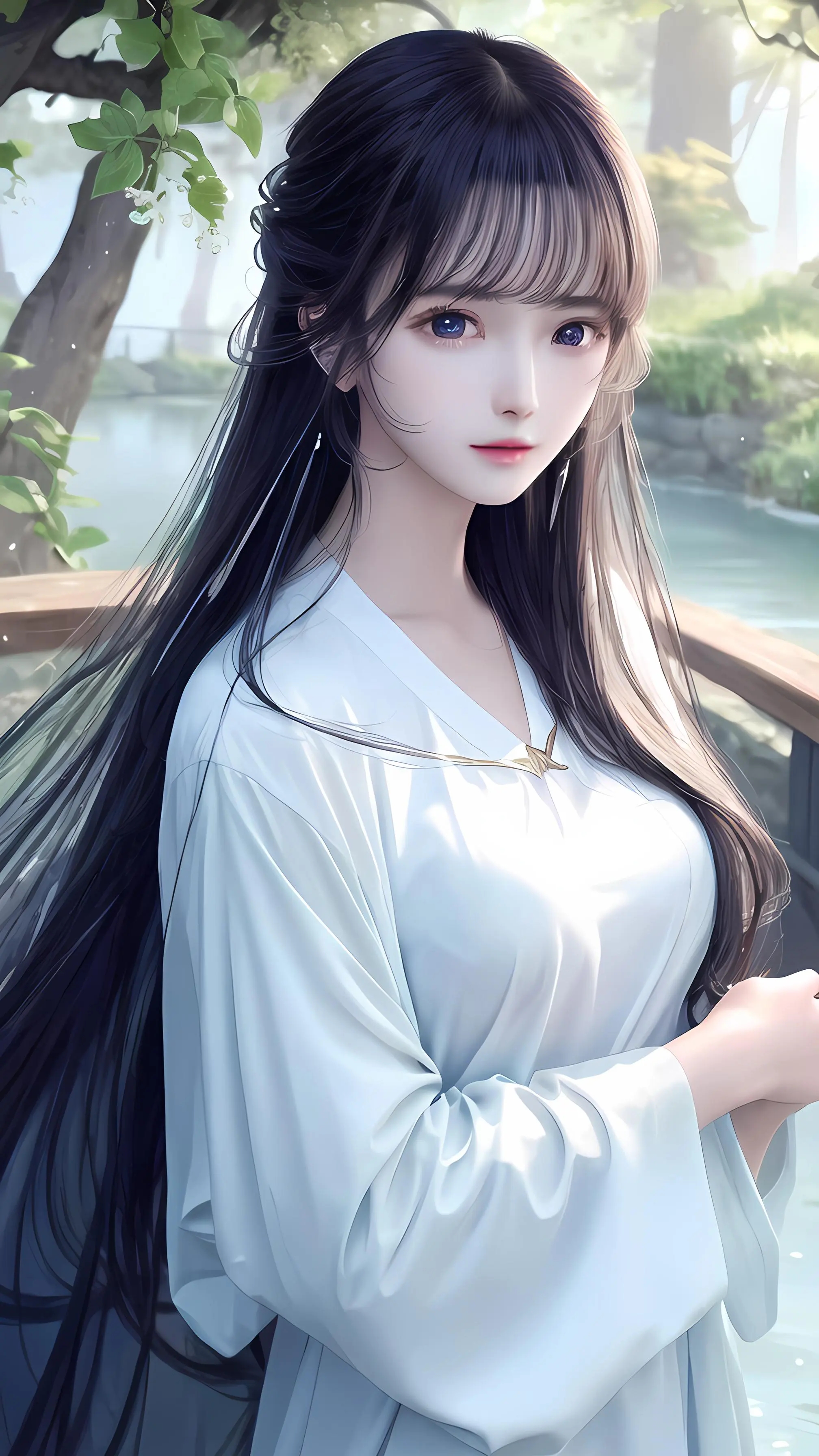 【AI绘画】一双明月贴胸前，紫禁葡萄碧玉圆。