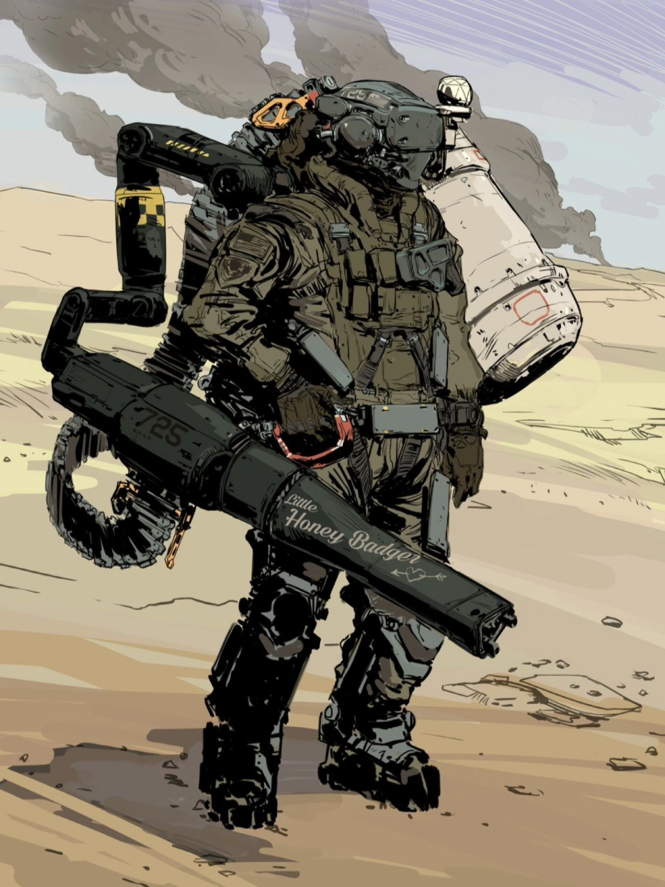 未来战争?|||战术装备#游戏# #插画# #ai绘画