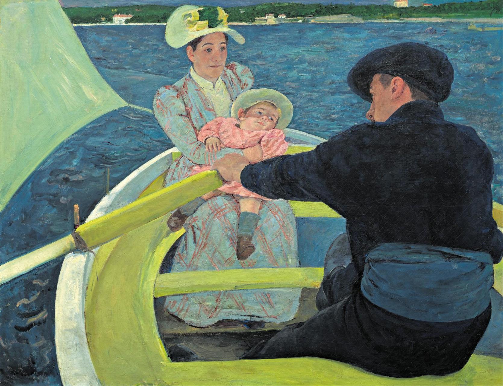 划船的伙伴 the boating party 〔美〕卡萨特 1893—1894年 美国