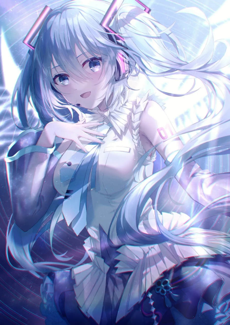 初音未来蓝色图片