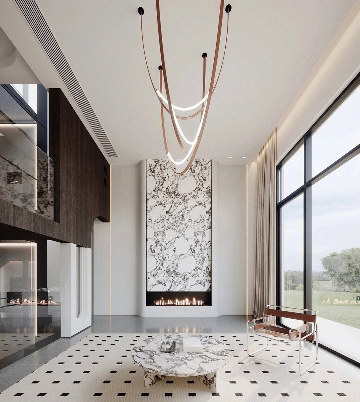 复式|别墅|挑空客厅电视背景墙合集#我在百度学装修# #装修# #百度