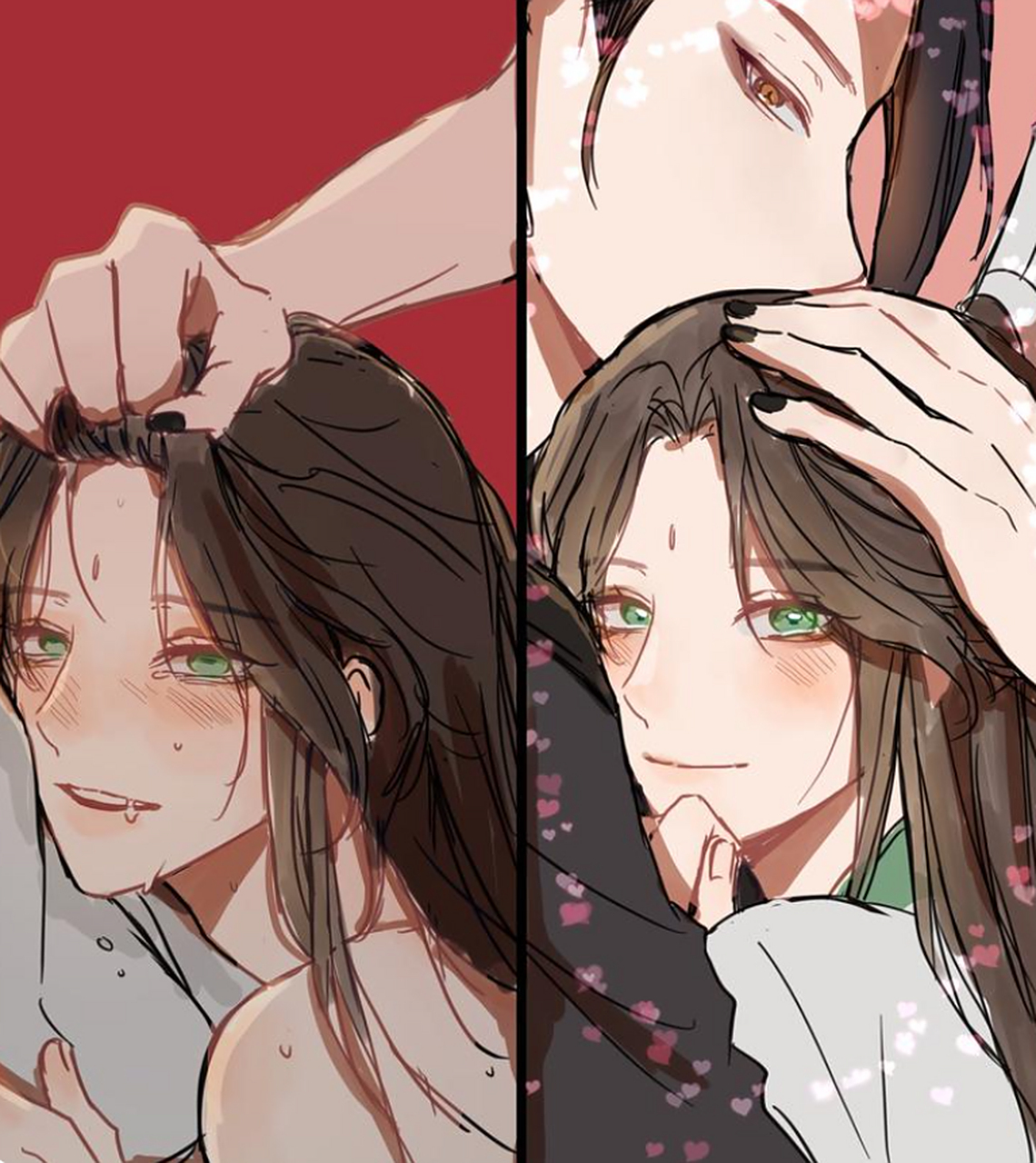 贺玄:怎么还薅青玄头发啊喂!  #二次元# #天官赐福