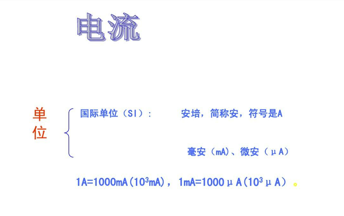 毫安和安的换算