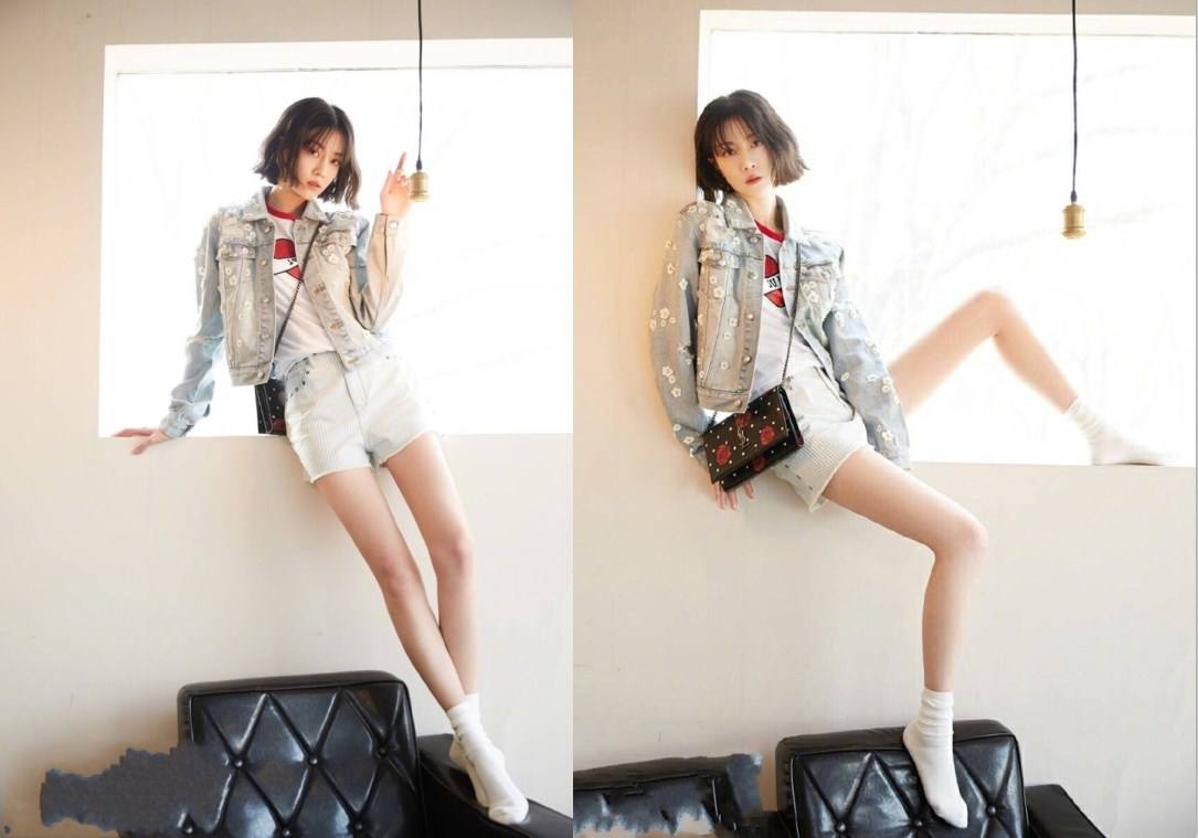 李溪芮的美腿放眼内娱绝对是顶流