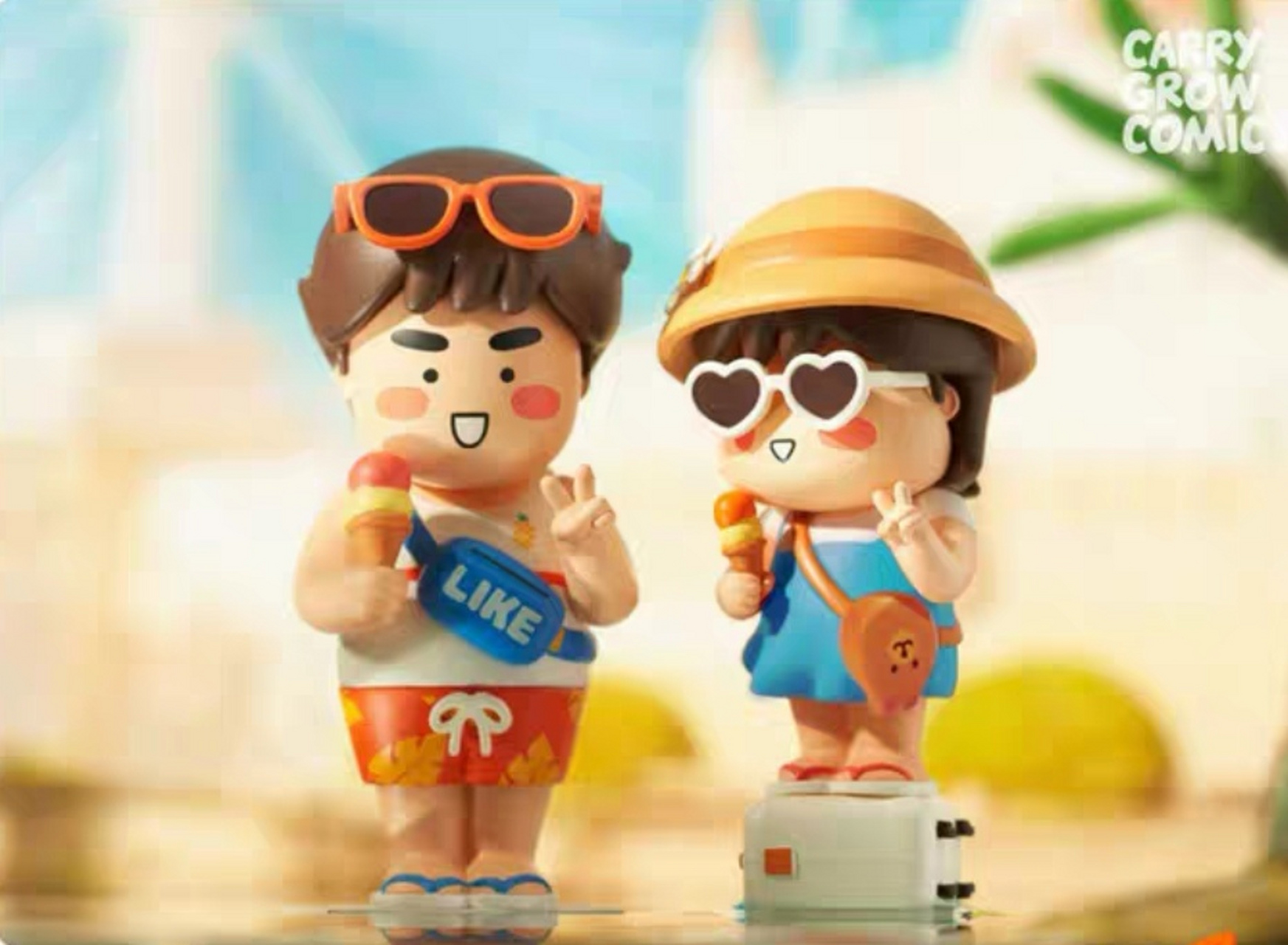 幸会潮玩 carrygrow旅行者系列盲盒公仔可爱潮玩摆件网红手办礼物