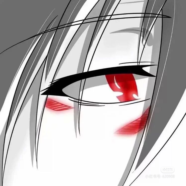 眼神杀!国服野王都在用的黑白动漫男头像