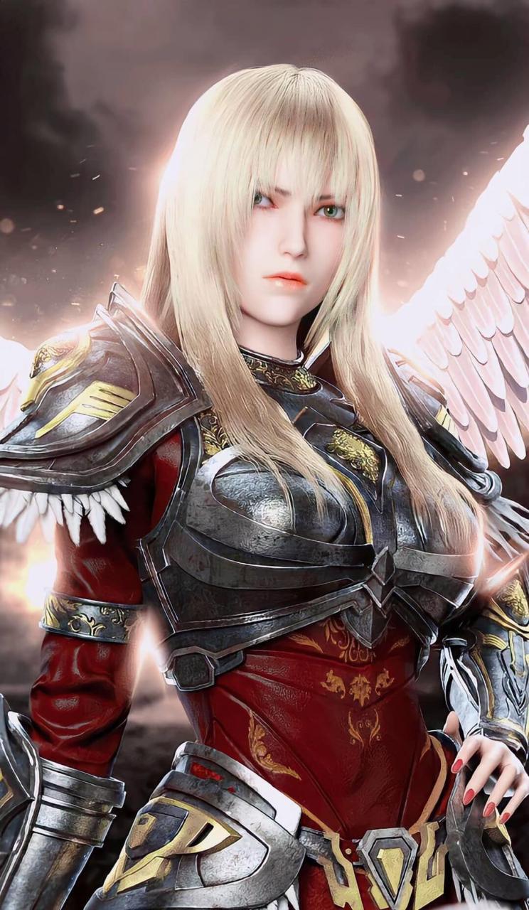 国漫女神# 天使左翼彦#天使王神圣彦#雄兵连# #壁纸