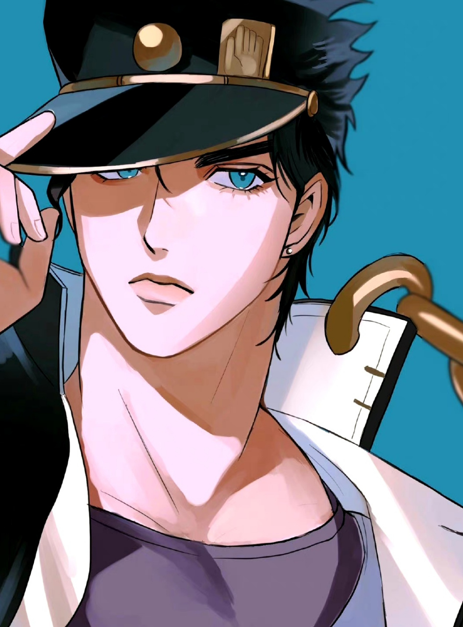 jojo的奇妙冒险# #二次元# #空条承太郎#  twi:486_pi