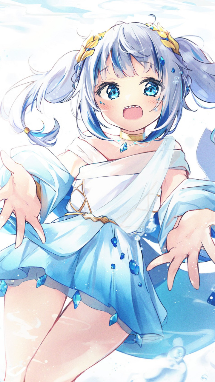 噶呜古拉小鲨鱼03可爱壁纸分享[微笑]