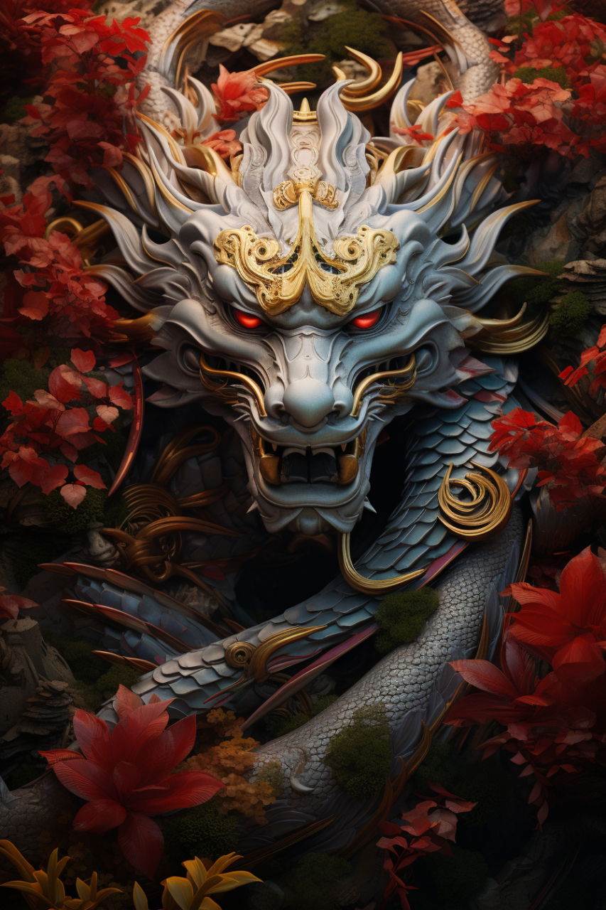 龙头94#ai绘画# #壁纸# #头像