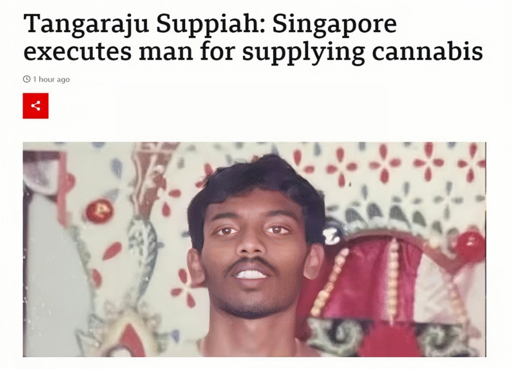 新加坡:首个死刑罪犯,已处以绞刑  根据英国多家媒体记者最新消息