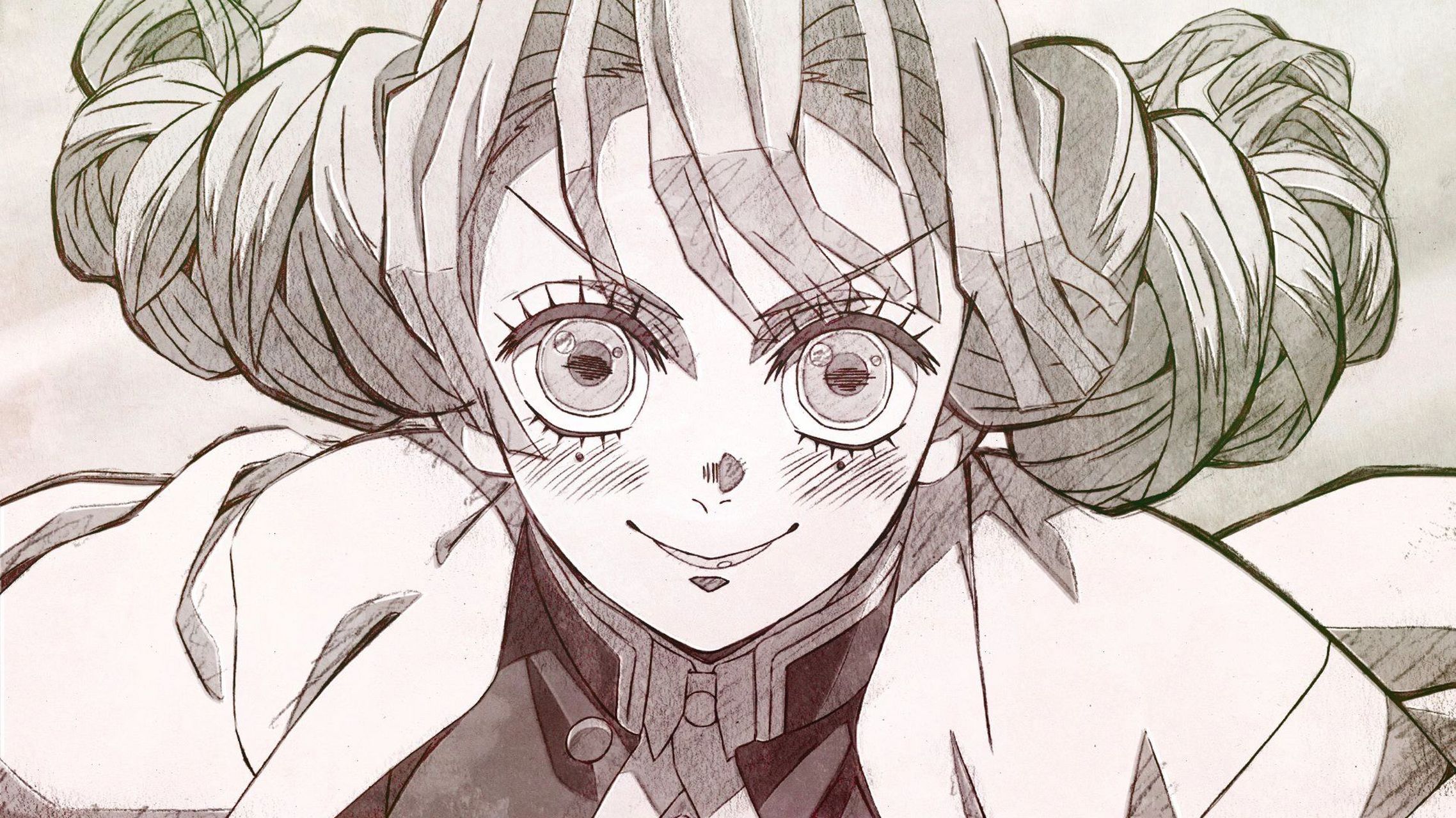 鬼灭之刃# 恋柱,真的越看越喜欢,可惜是蛇柱的.