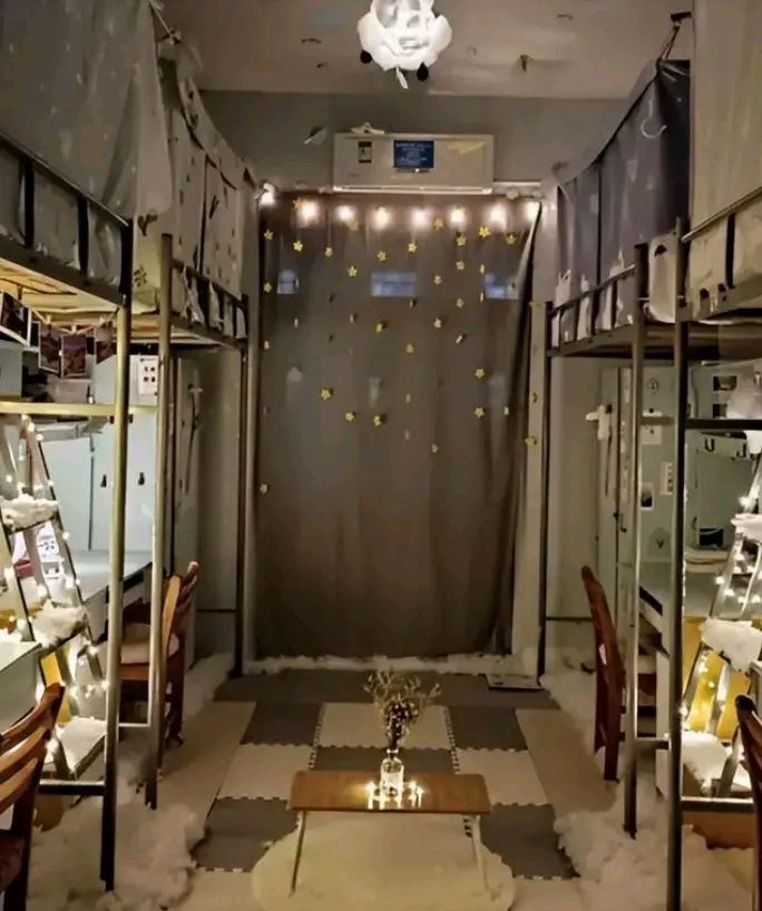 大学生宿舍装饰走红,美得不要不要的,可别忘了正事啊